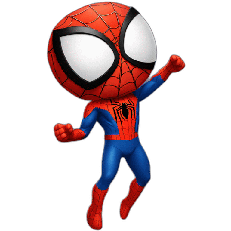 Drunk spider man emoji