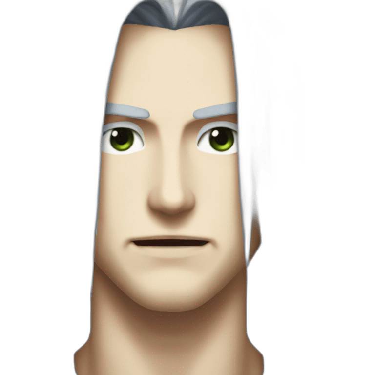 Sephiroth face emoji