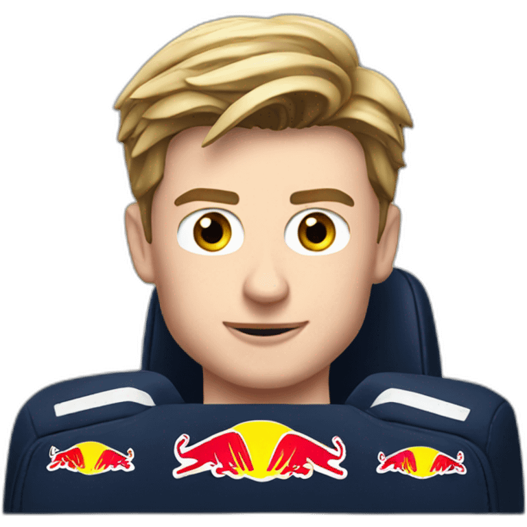 Max verstappen in a car emoji