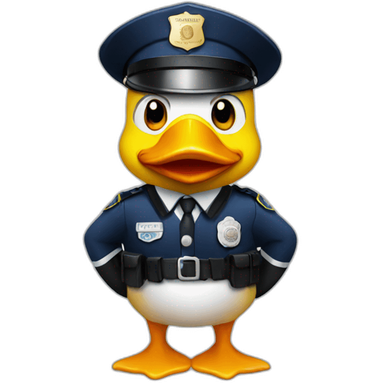 Police duck emoji