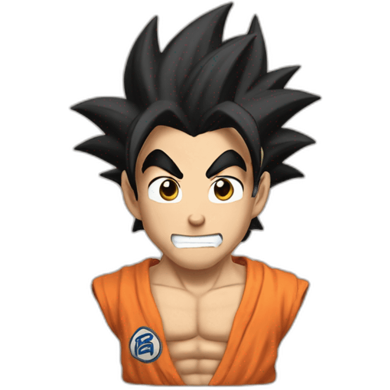 does goku clean nuts? emoji