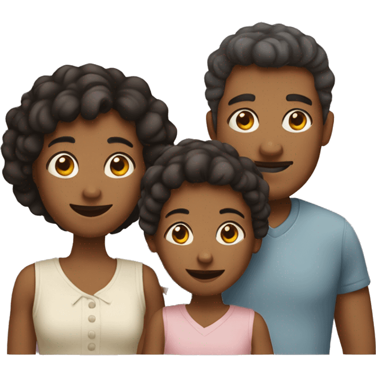 Family of three  emoji