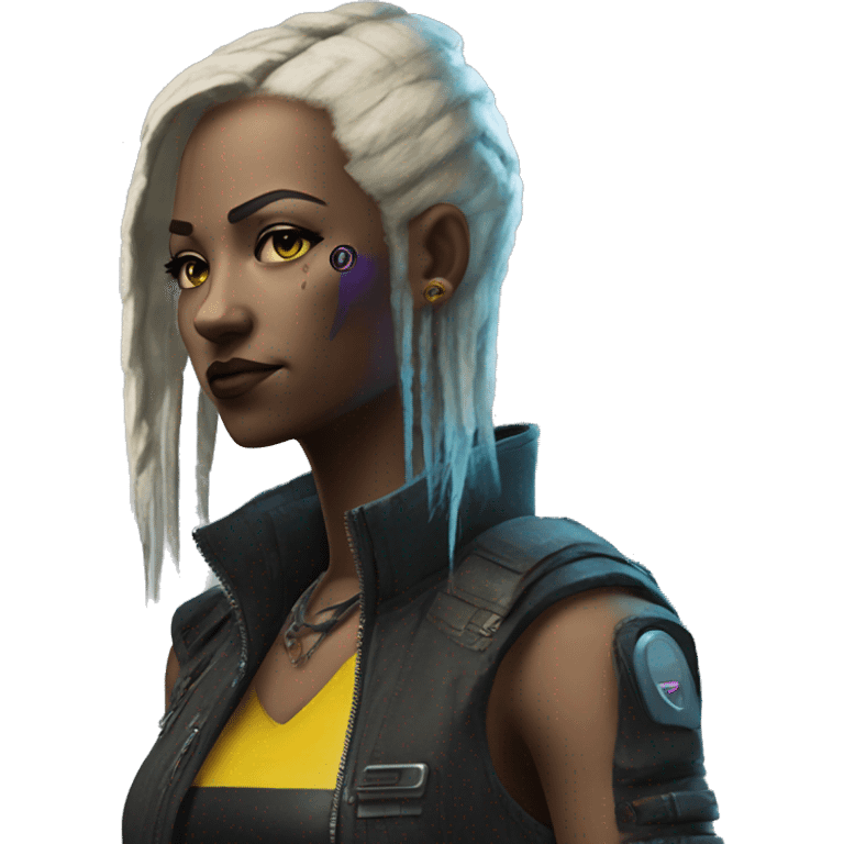 cyberpunk 2077 main character V emoji