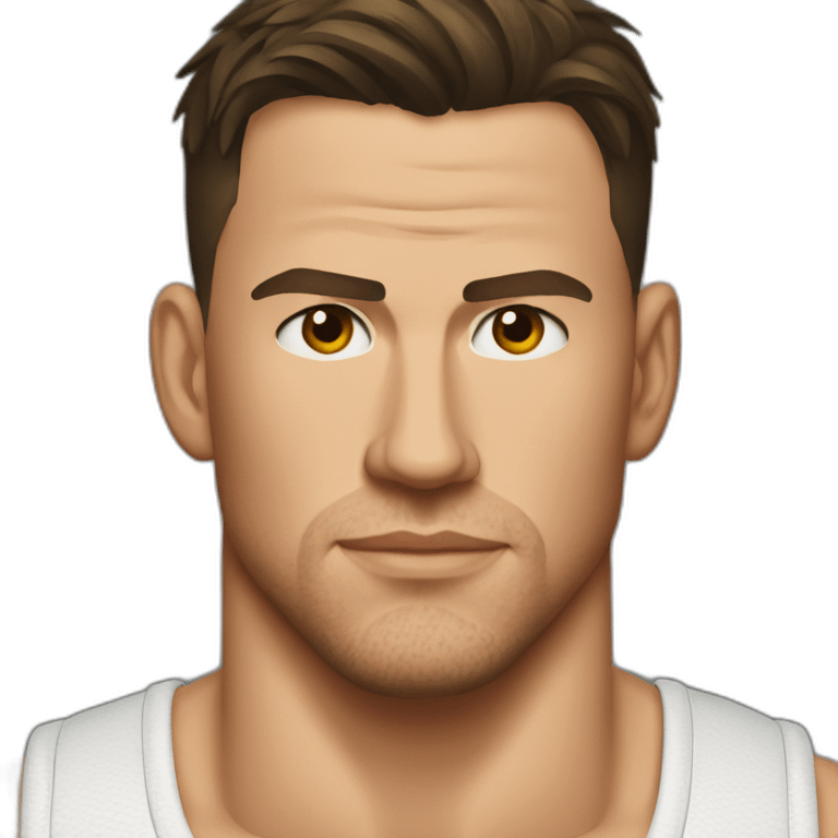 Channing Tatum serious emoji