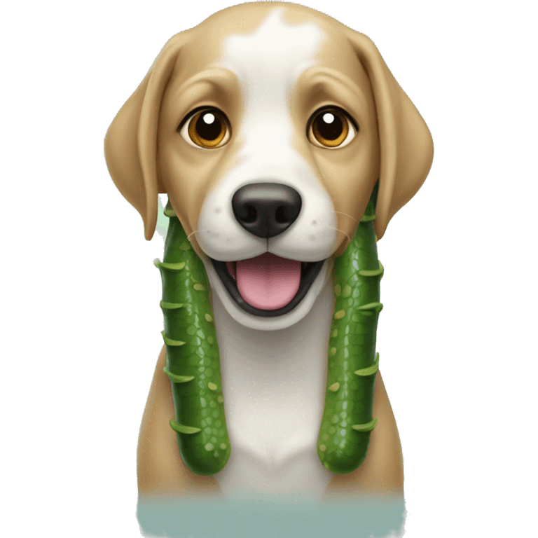 Dog with crocodiles custom  emoji