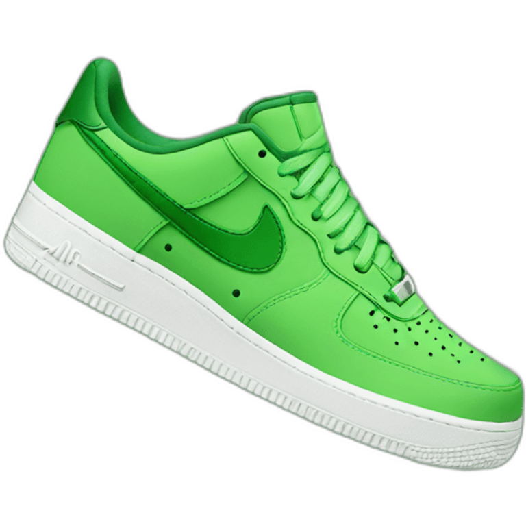 Nike air force green emoji