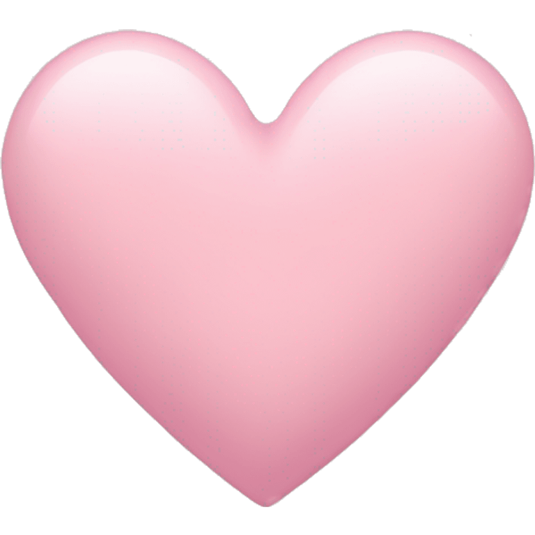 pastel pink heart emoji