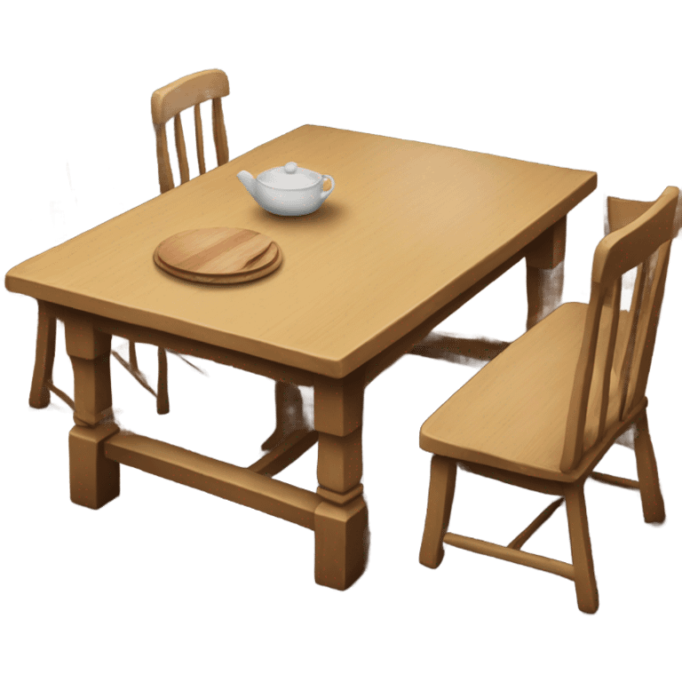 rusitc Kitchen Table emoji