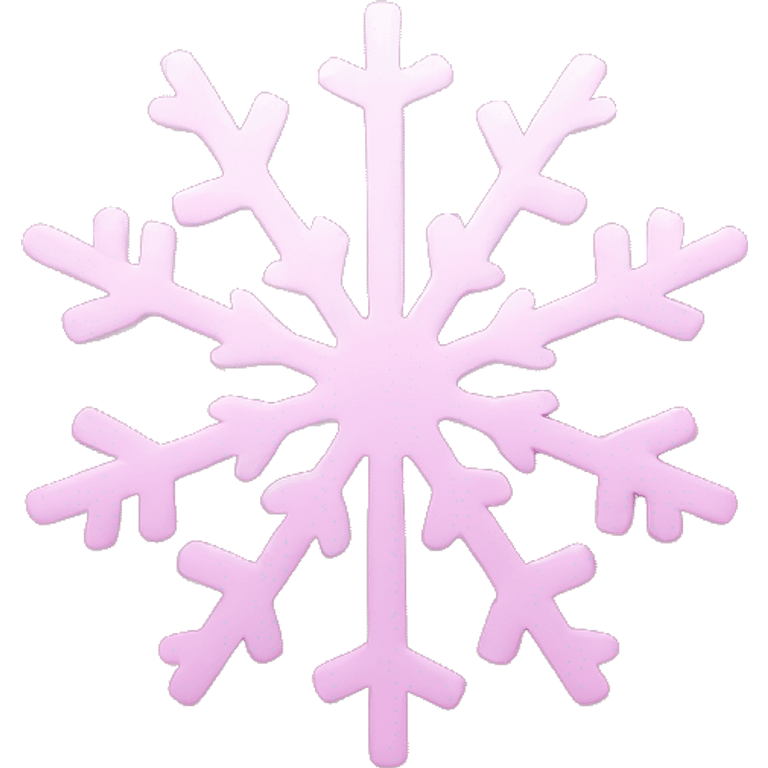 pink snowflake  emoji