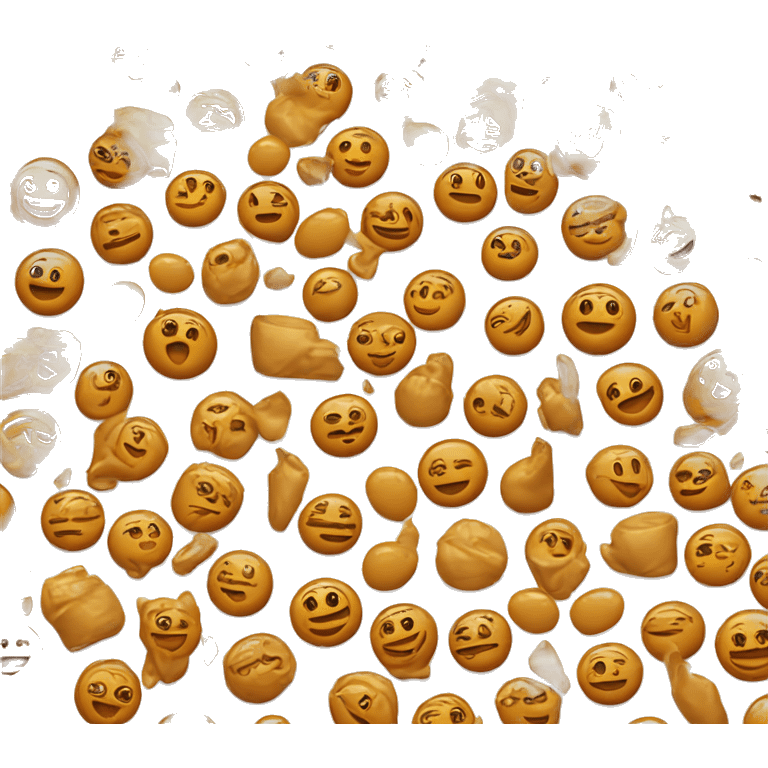 кофе в оранжевой кружке emoji