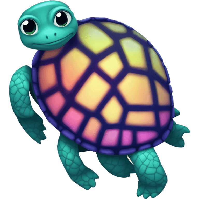 Disco turtle  emoji