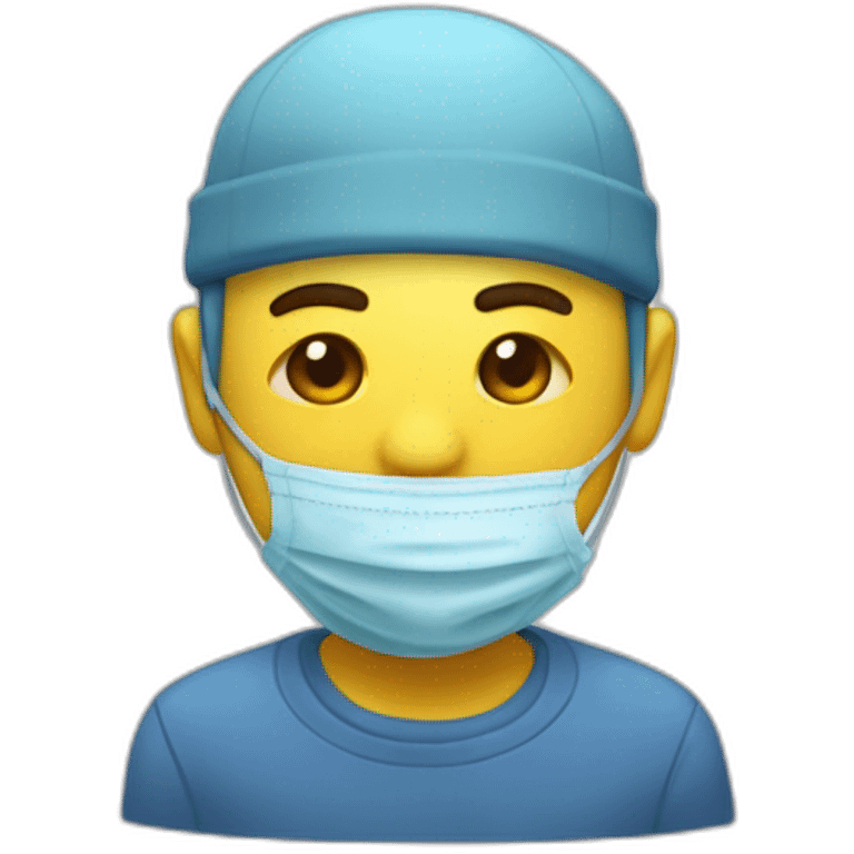 malade qui tousse comme un fou emoji