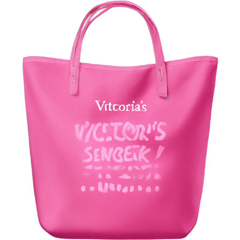 Bag of victorias secret emoji