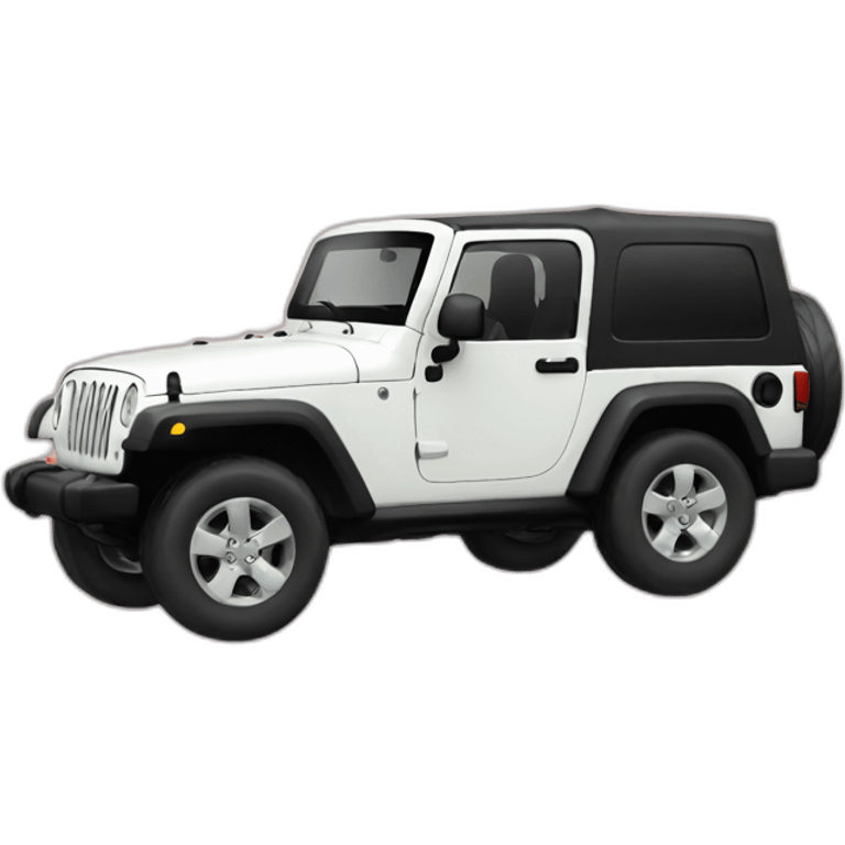 a jeep red color emoji