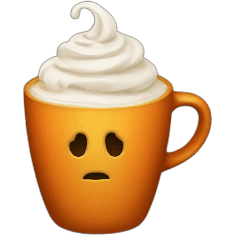 ghosty pumpkin spice latte emoji