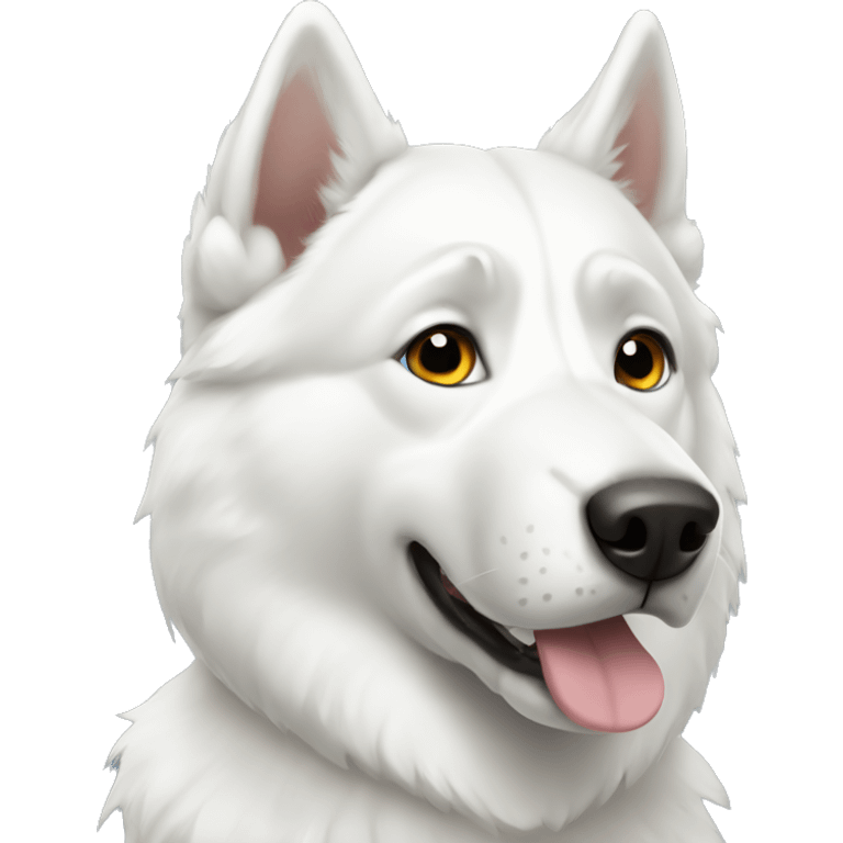 White husky emoji