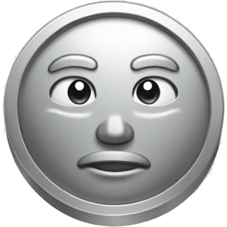 silver coin  emoji