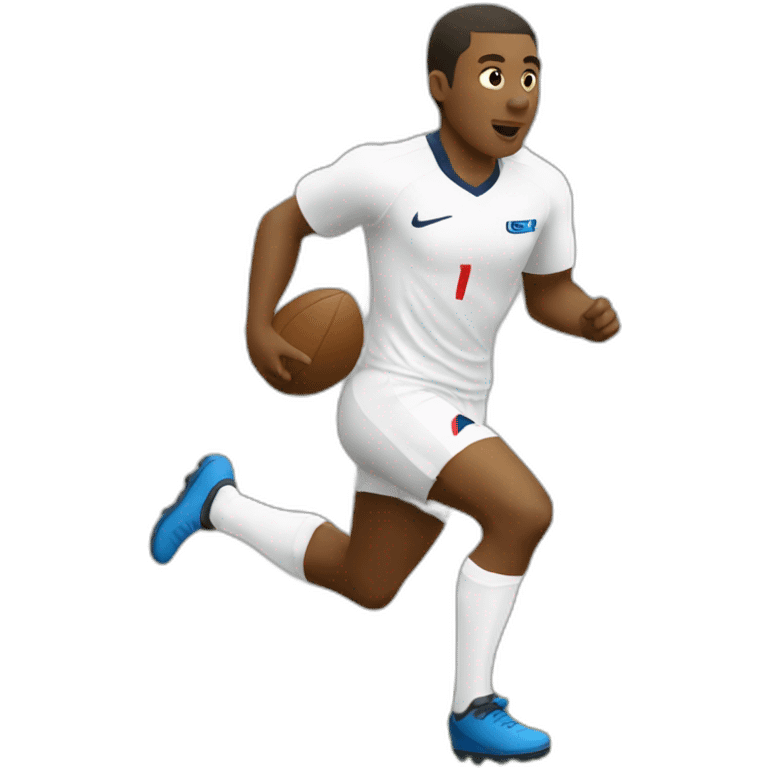 paris st germanin player running white skin emoji