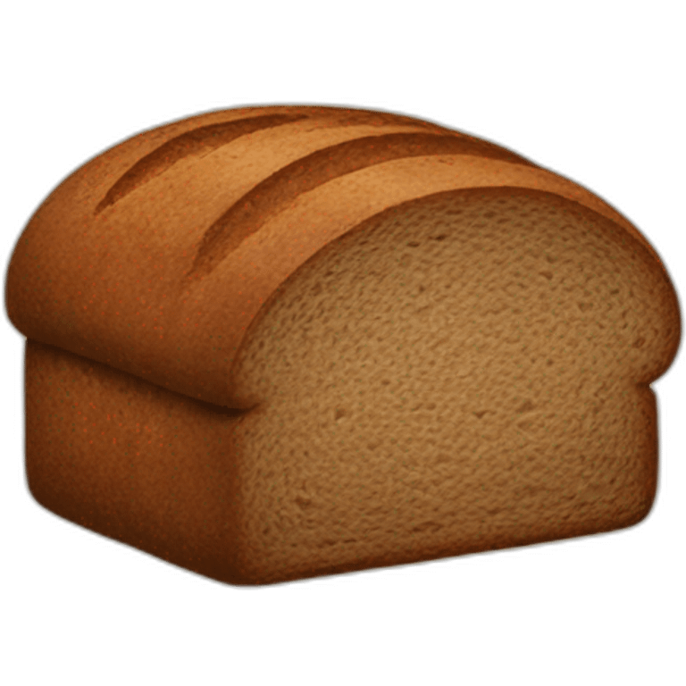 black bread emoji