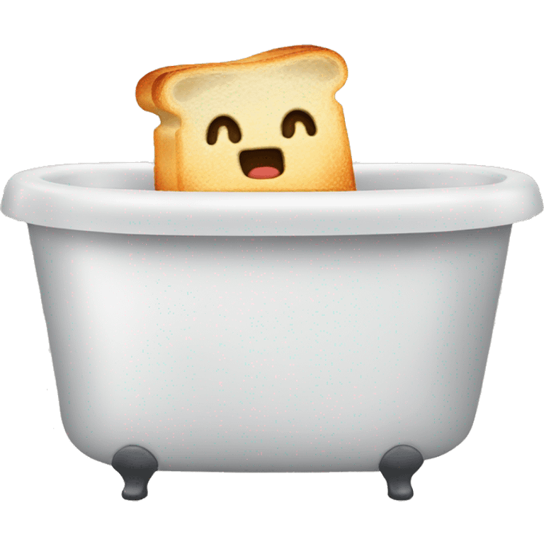 Toaster in a bathtub emoji