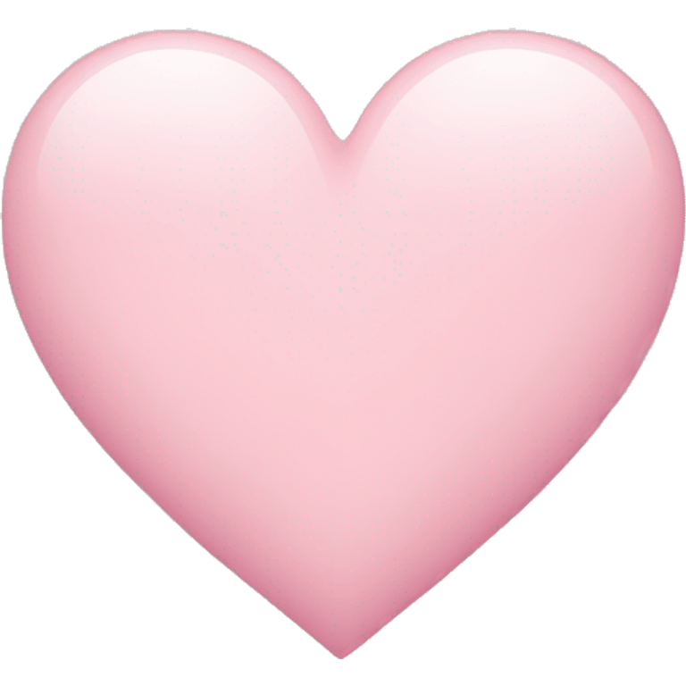 Light pink heart emoji