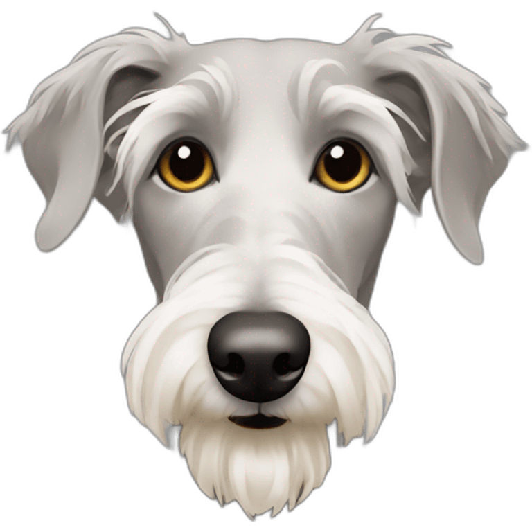 Blonde Scruffy Bedlington Whippet emoji