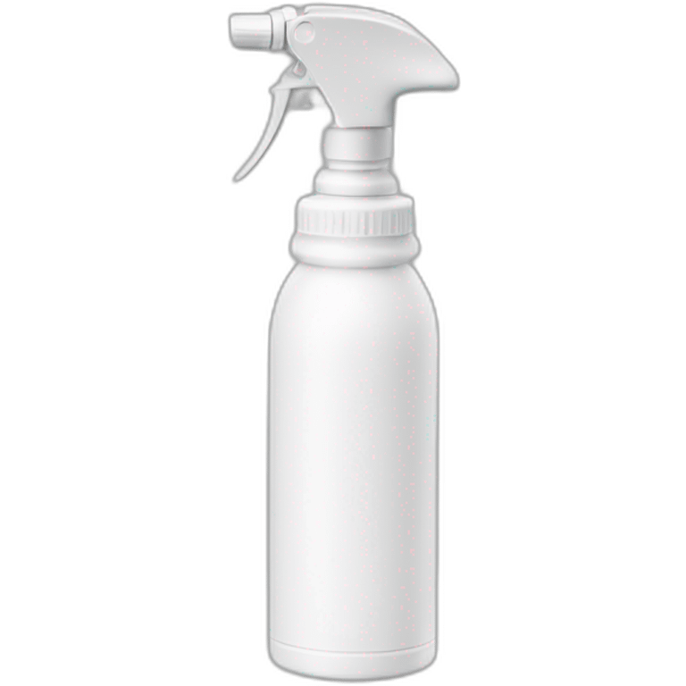 white aluminum bottle spray nozzle emoji