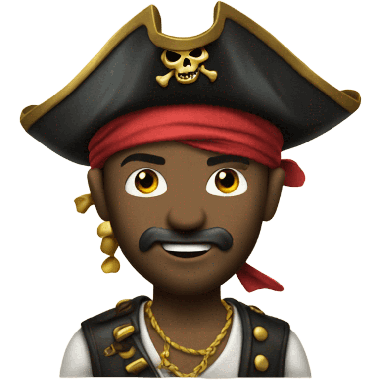 pirate with gold grills  emoji