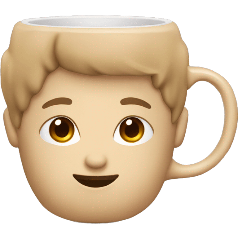 cute beige coffee mug emoji