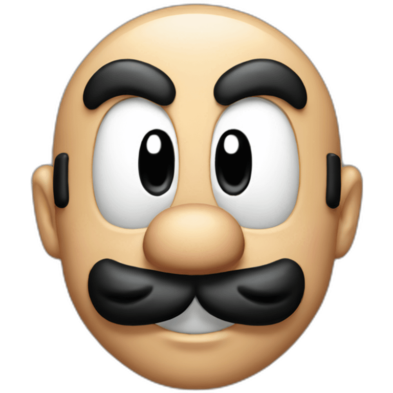 super mario face emoji