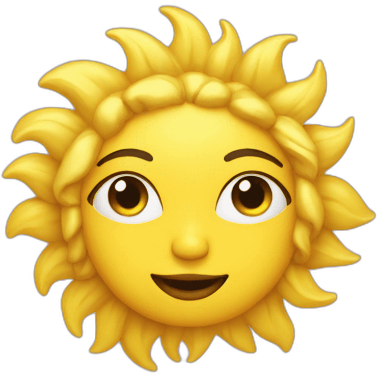 Sunshine lady emoji