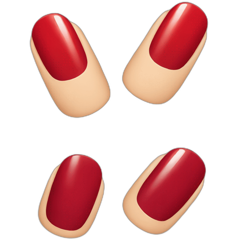 red nail emoji