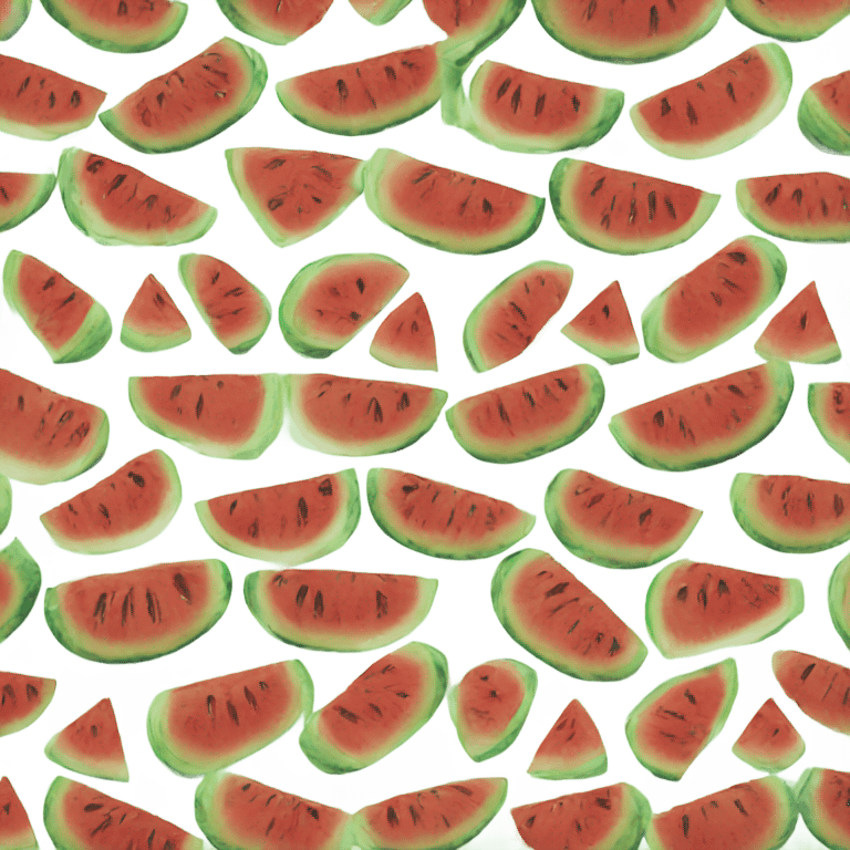 Angry watermelon emoji