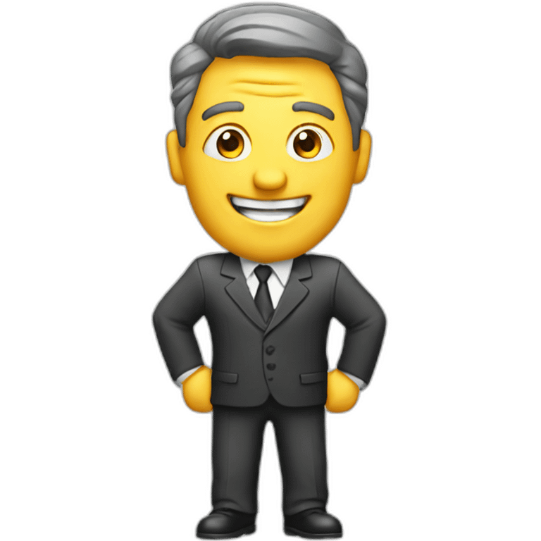 Happy Boss Man emoji