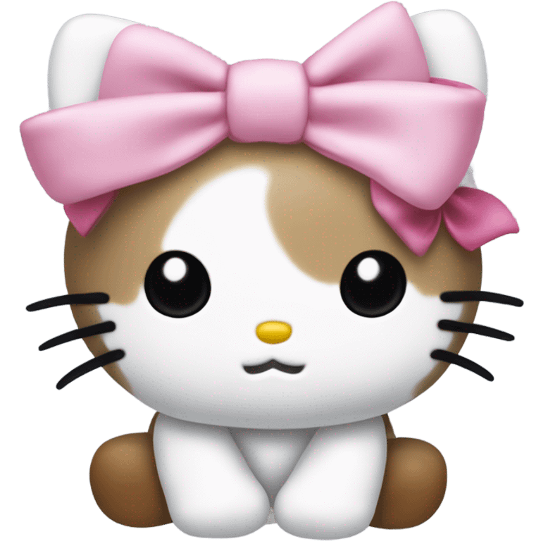 Hello kitty hug emoji