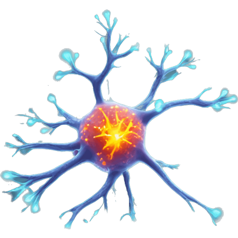 neuron cell+thundebolt sparks emoji