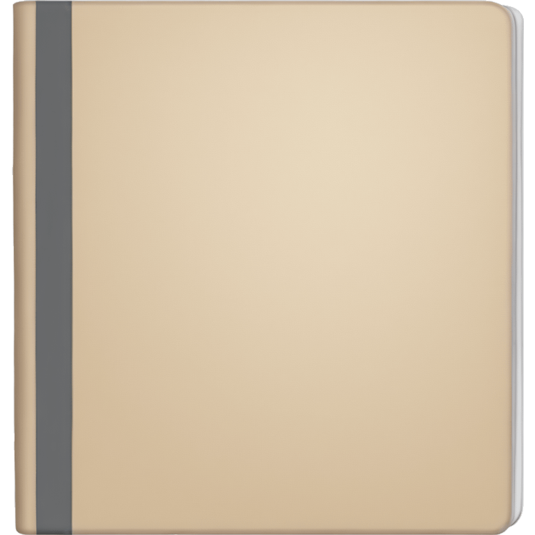 Notebook with blank cover emoji