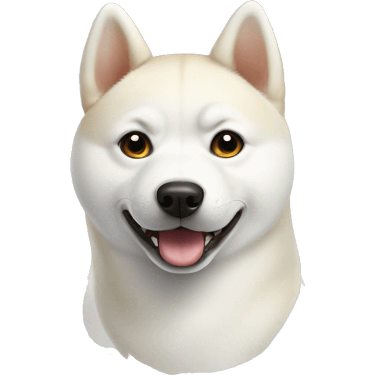 white shiba inu emoji