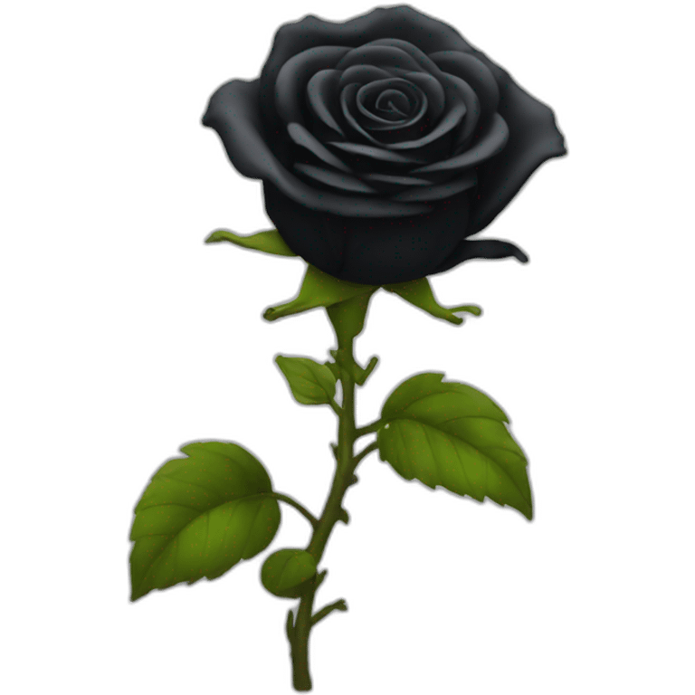 black rose fire emoji