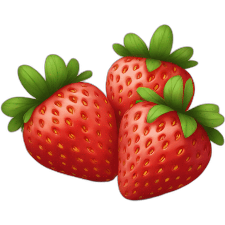 À strawberries emoji