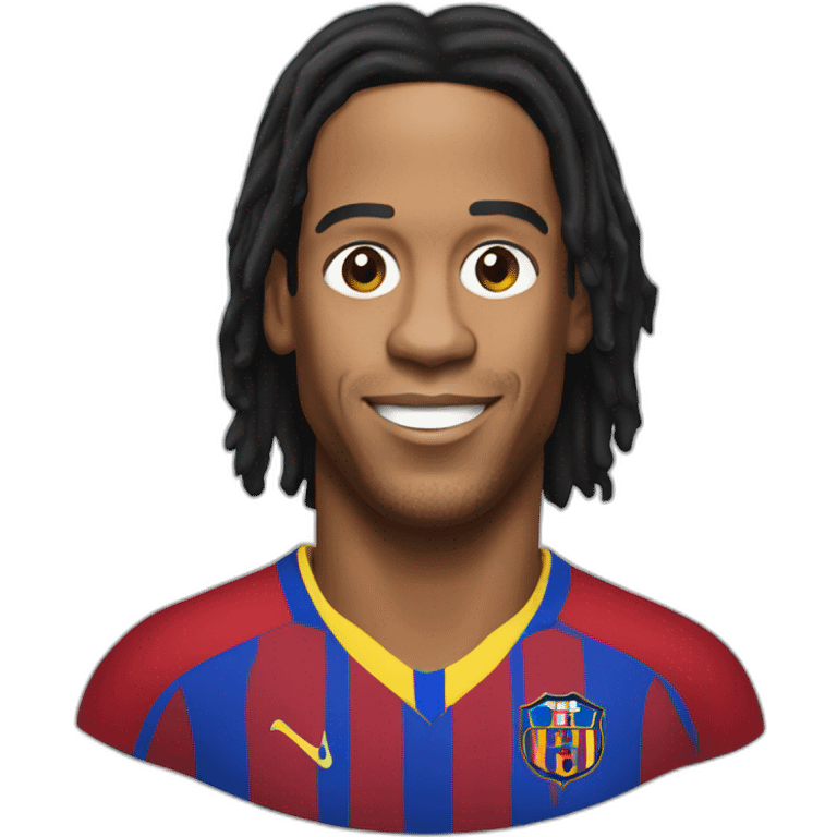 ronaldinho realistic football player emoji