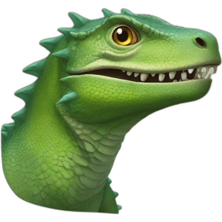 ancient lizard sordes with a long toothy muzzle emoji