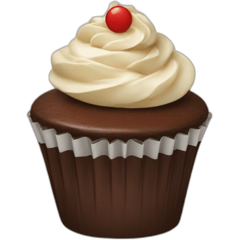 chocolate cupcake emoji