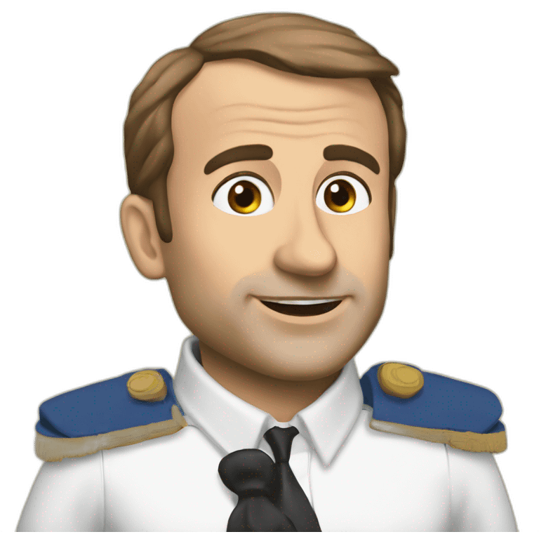 maes avec macron emoji