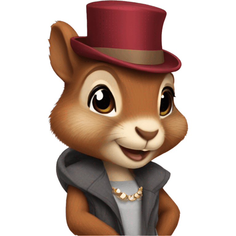 fashion designer squirrel emoji