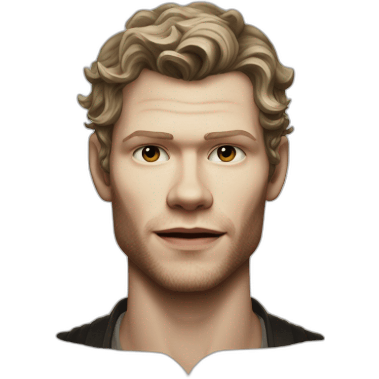 Klaus mikaelson Joseph morgan realistic detailed emoji