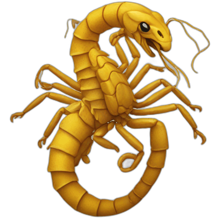 escorpion dorado emoji