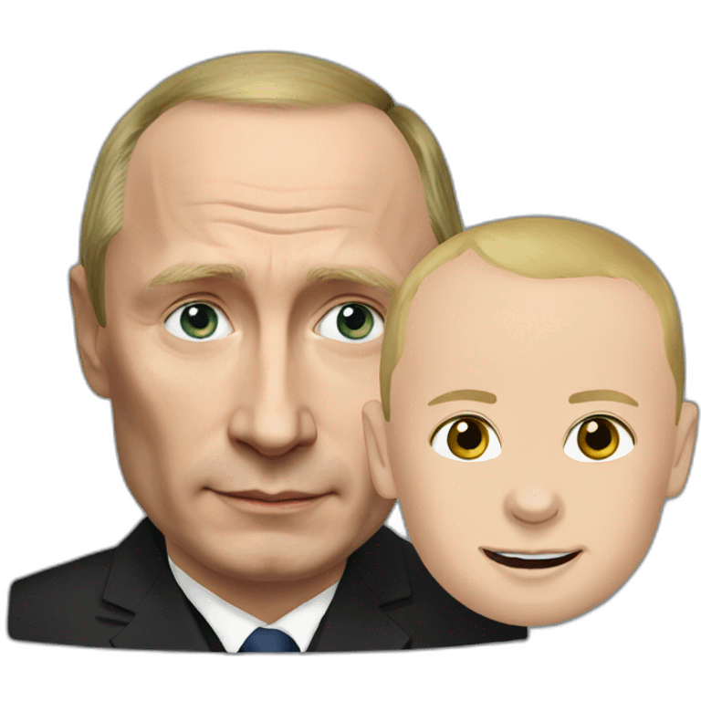 Putin with baeden emoji