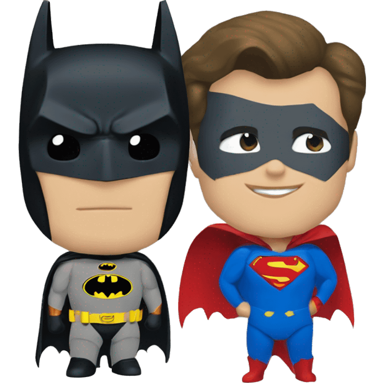 batman y superman emoji