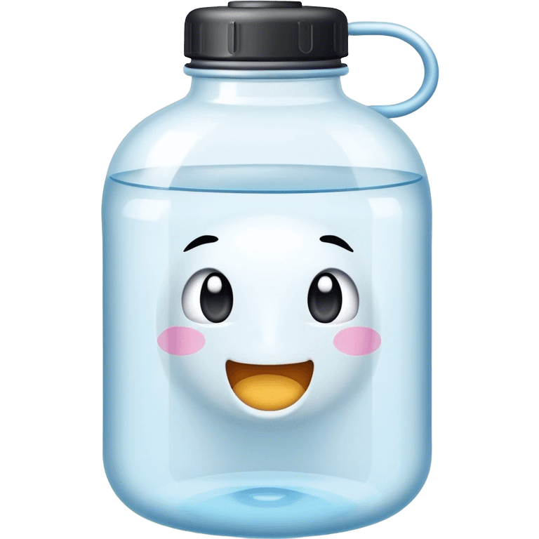 Water bottle emoji